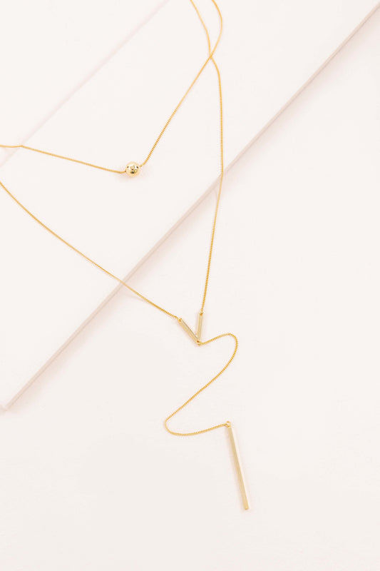 Aries Layered Y-Necklace