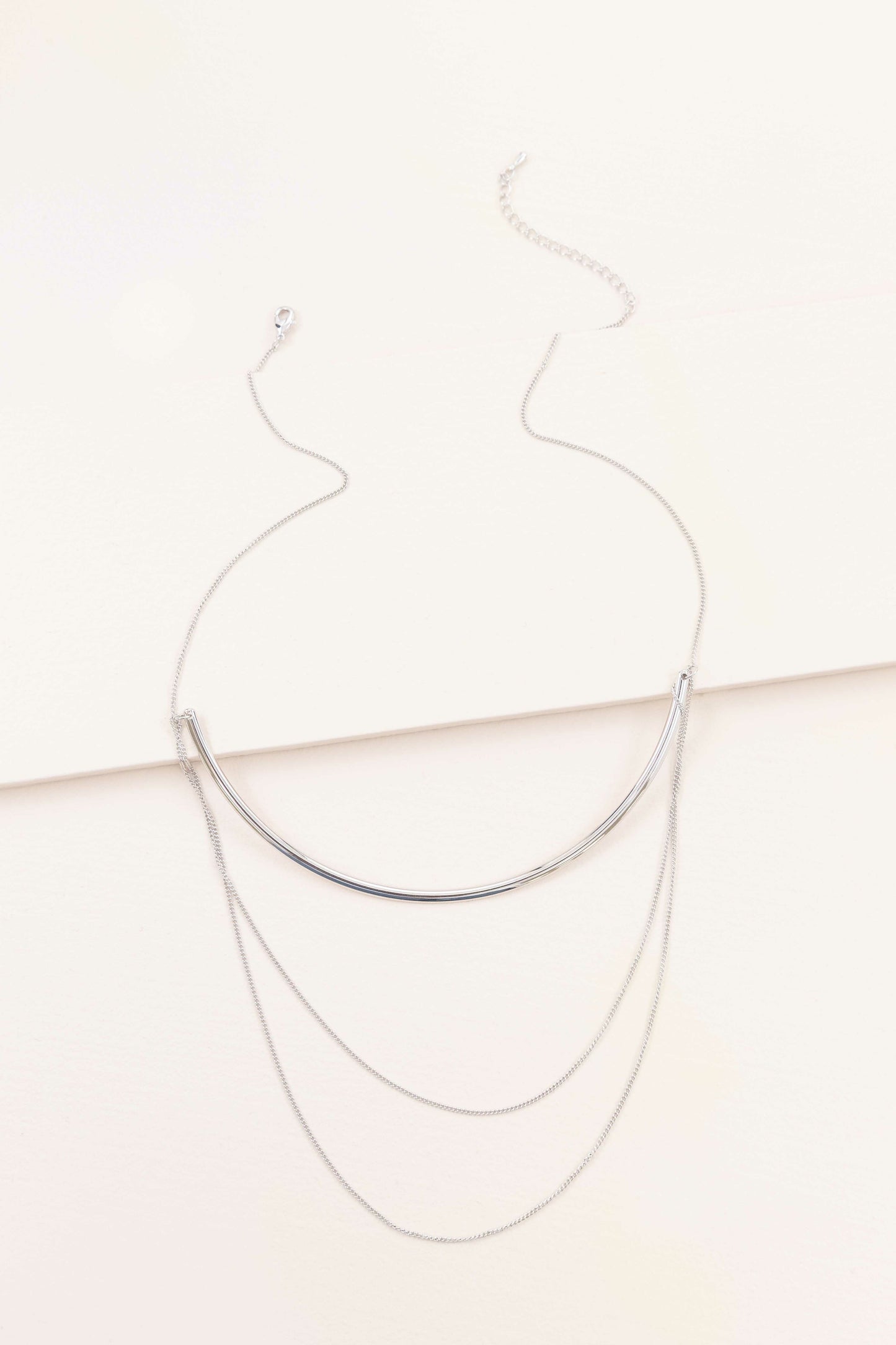 Cirrus Layered Necklace | Silver