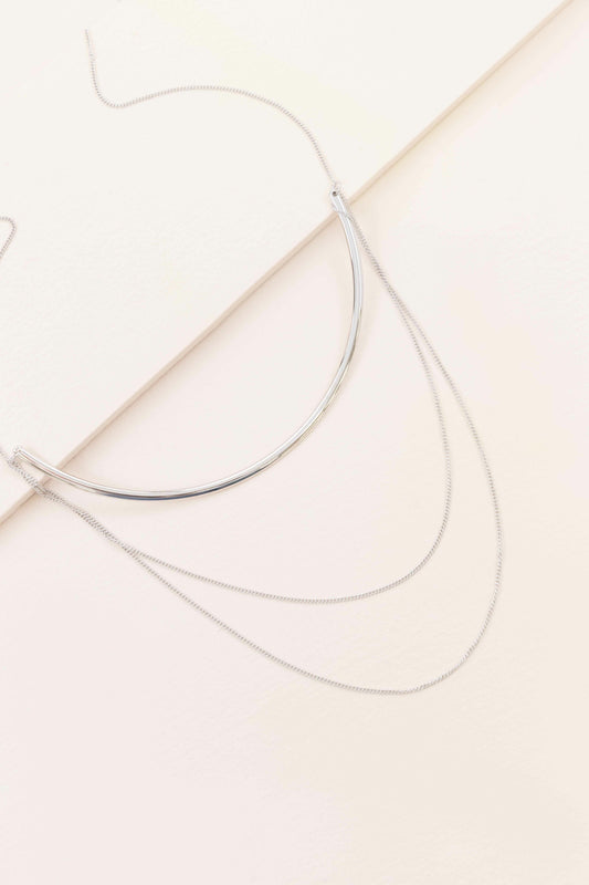 Cirrus Layered Necklace | Silver