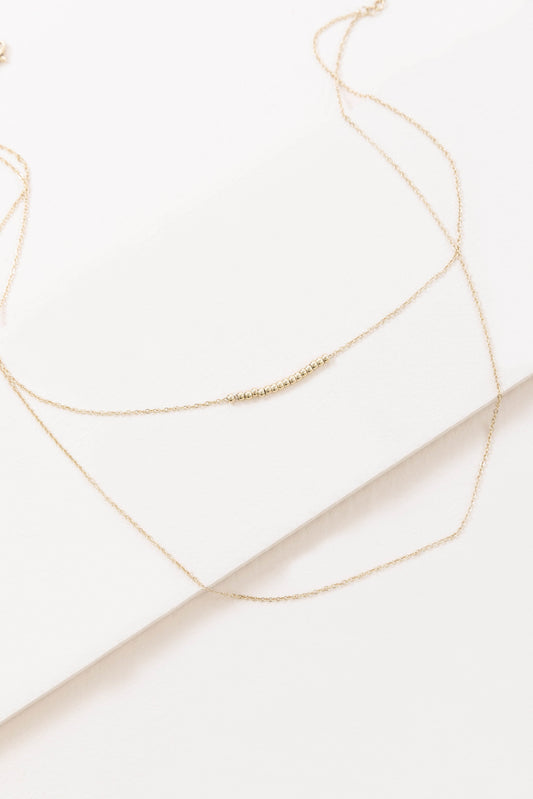 Bailey Layered Necklace (14K)