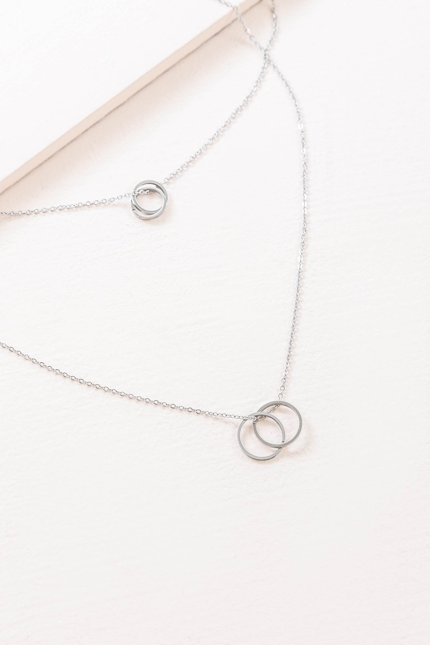 Better Together Circle-Link Layered Necklace | Silver