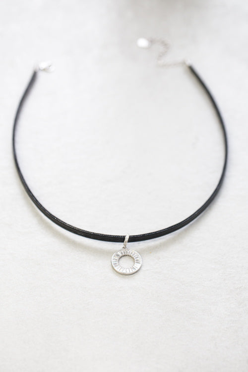 Sterling Silver | Disc Choker