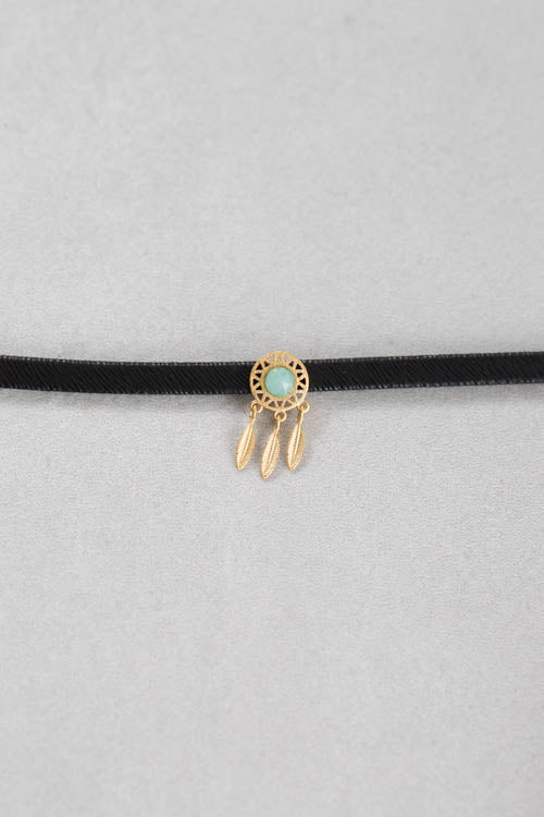 Leather Choker | Dream Catcher