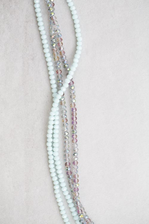 Layered Bead Necklace | Summer Lagoon