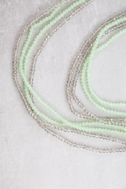Layered Bead Necklace | Sea Breeze