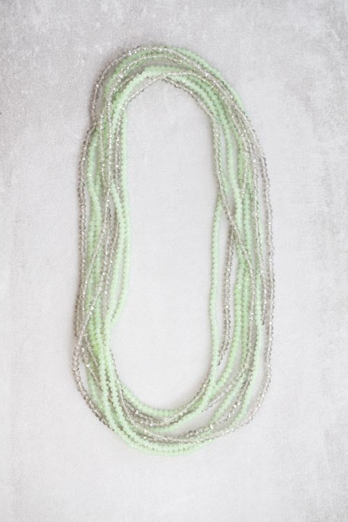 Layered Bead Necklace | Sea Breeze