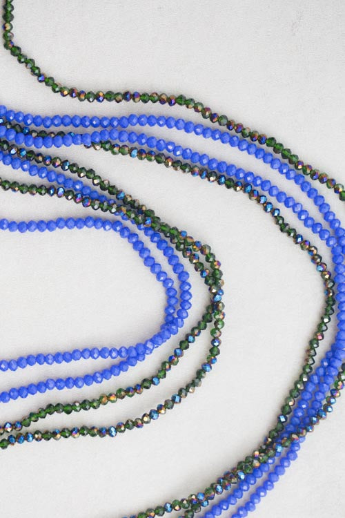 Layered Bead Necklace | Green Nile