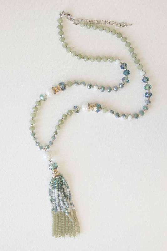 Abigail Beaded Necklace | Jade