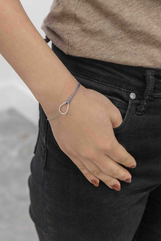 Tear Rope Charm Bracelet