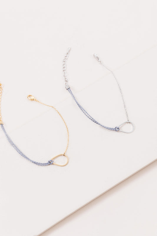 Tear Rope Charm Bracelet
