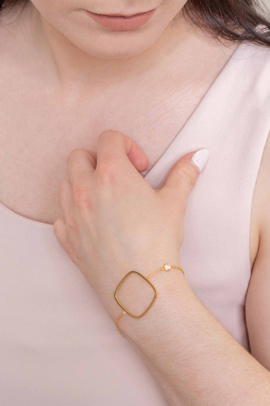 Fearless Square Bracelet (18K)