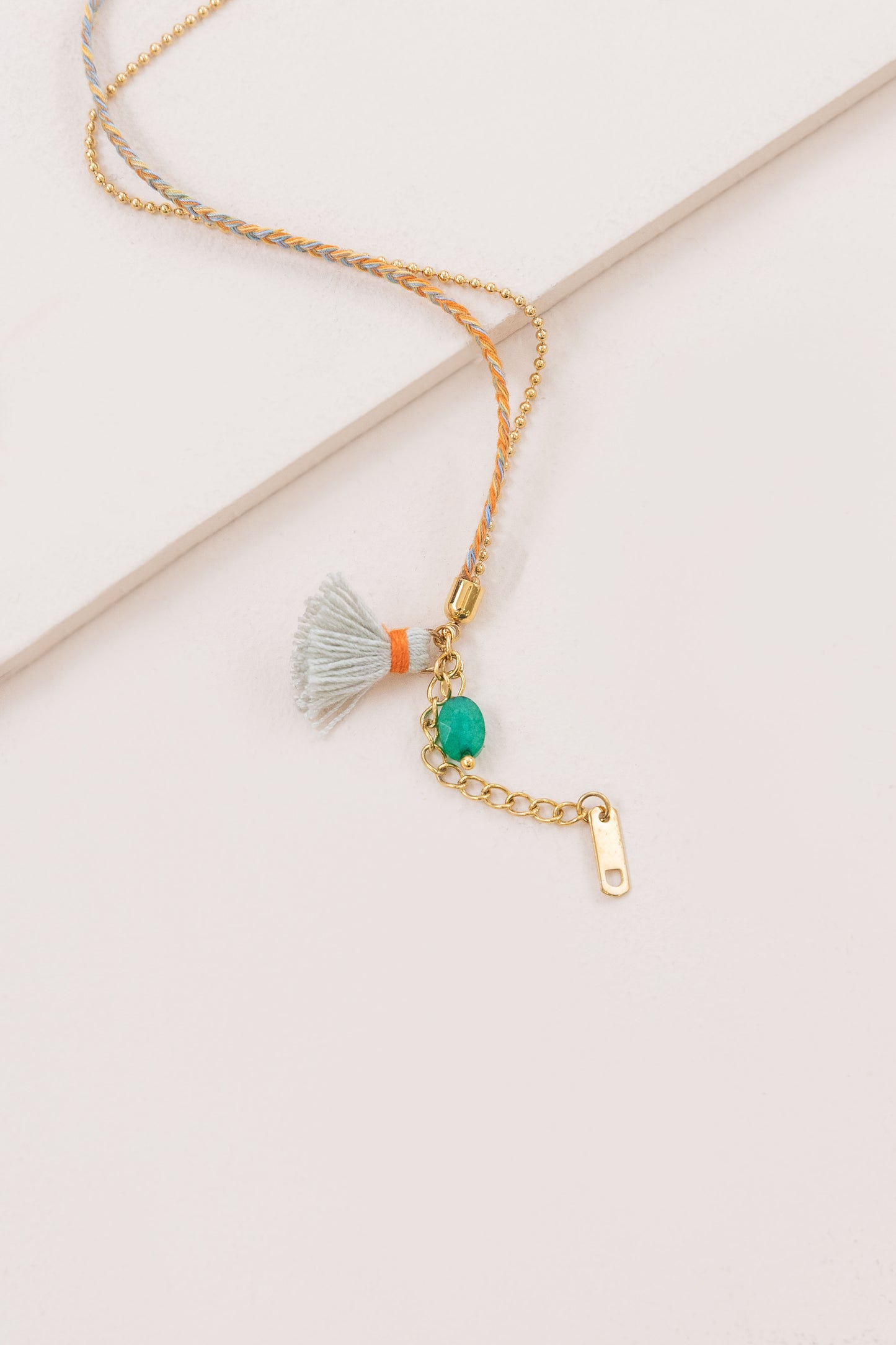 Sojourner Layered Tassel Bracelet (18K)