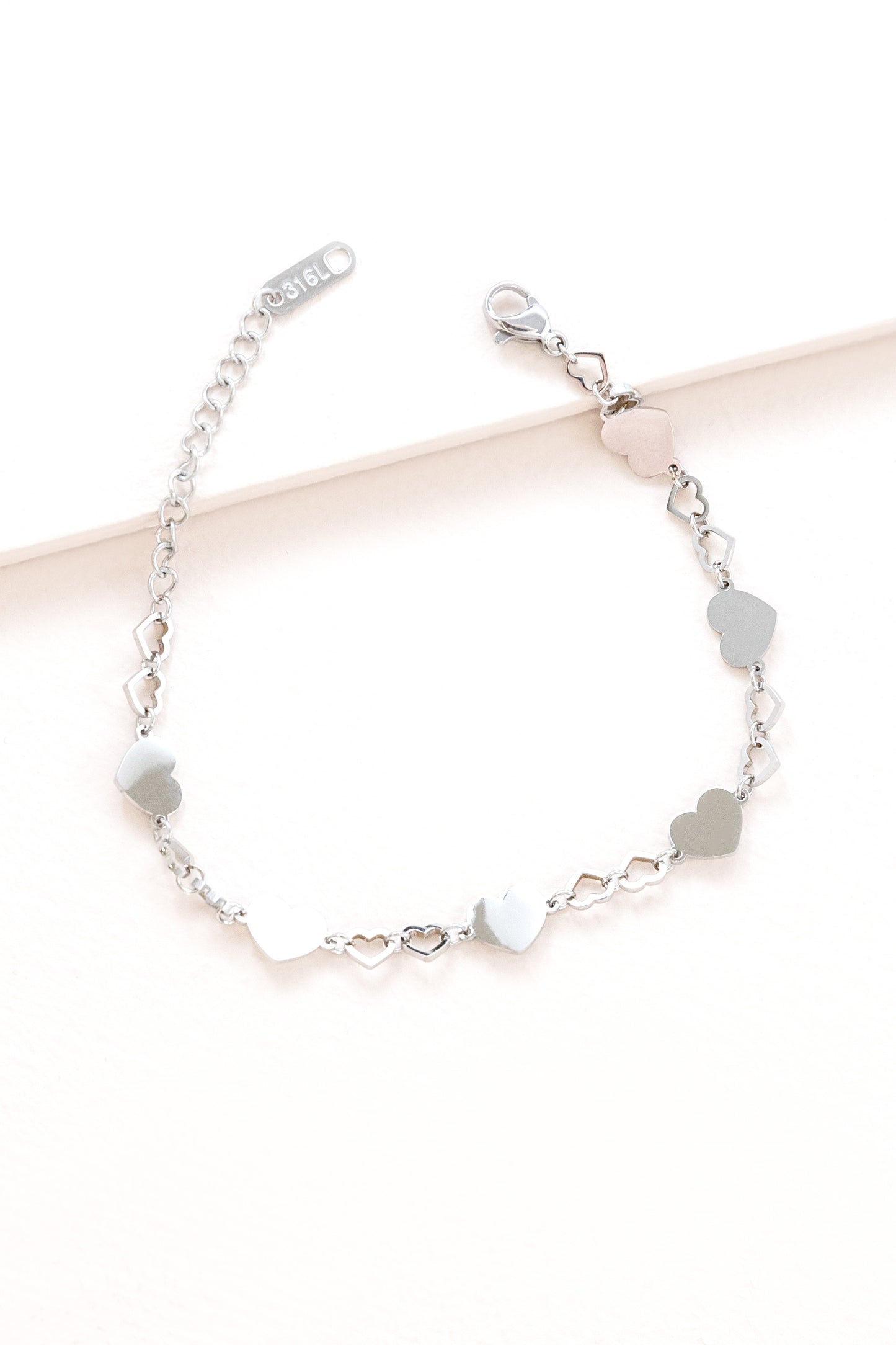 Take Heart Bracelet | Silver