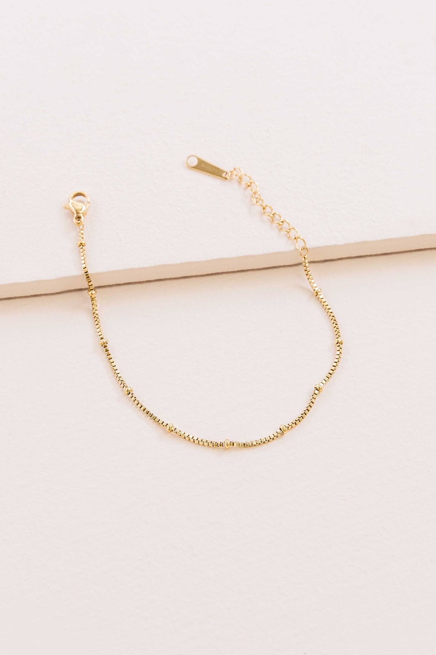 Ball Chain Charm Bracelet (14K)