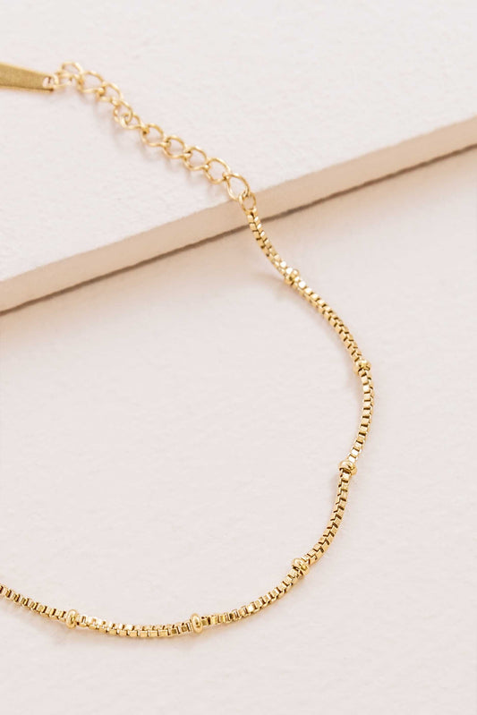 Ball Chain Charm Bracelet (14K)