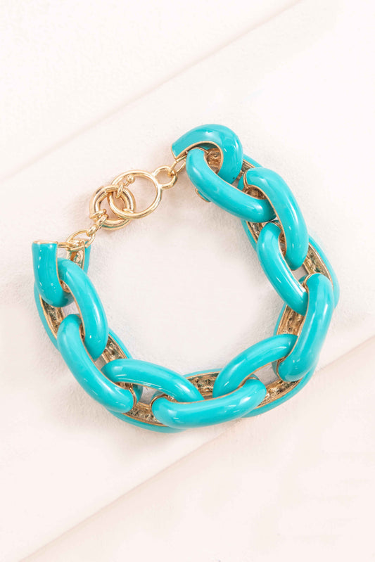 Classic Link Bracelet | Teal