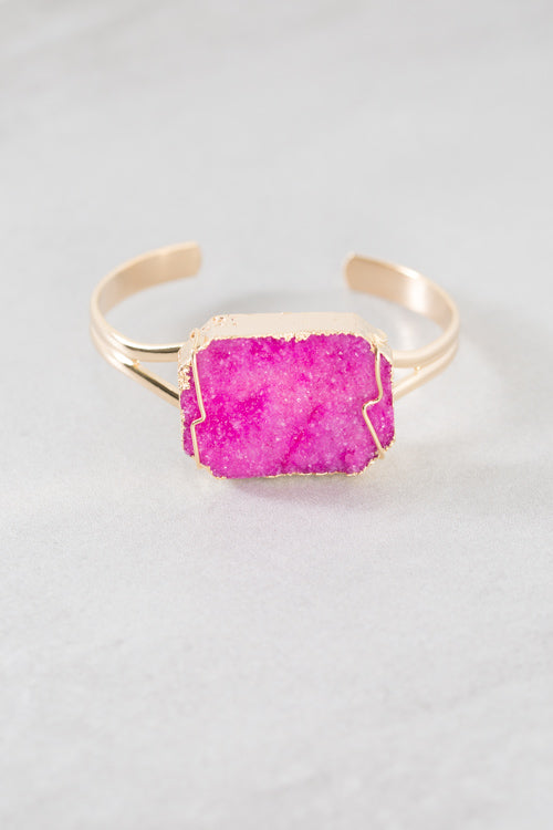 Octo Pendant Cuff | Magenta