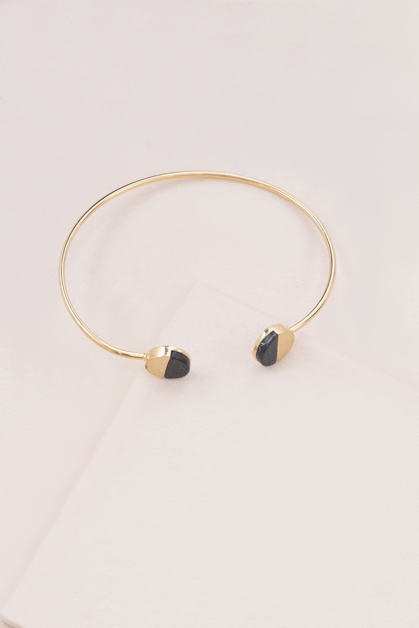 Level Stone Cuff Bracelet