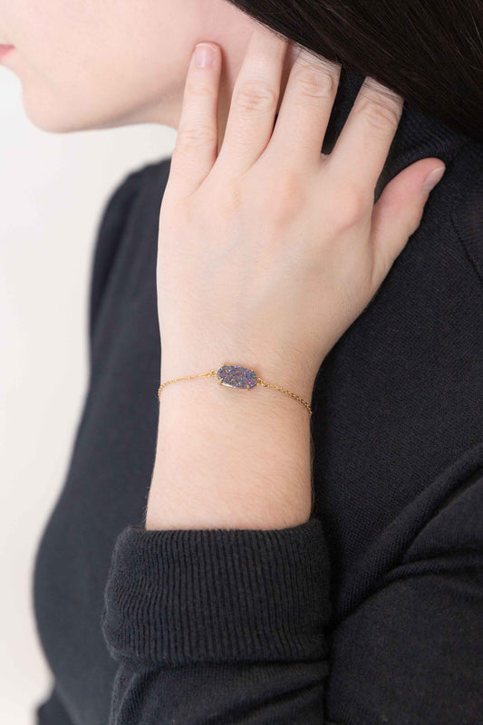 Marquise Druzy Bracelet | Mystic (14K)
