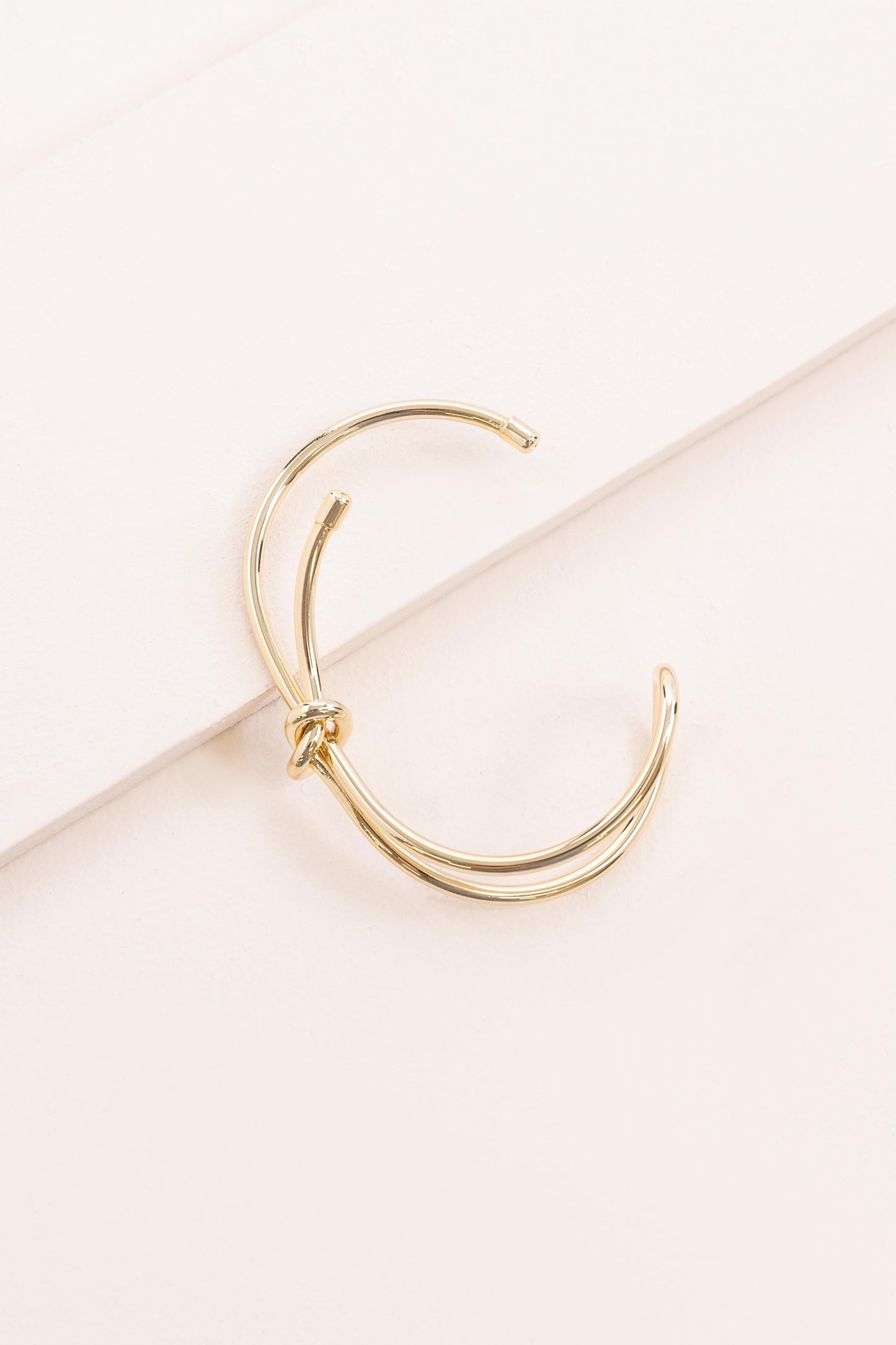 Folded Knot Cuff Bracelet