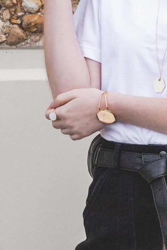 Metallics Cuff Bracelet (18K)