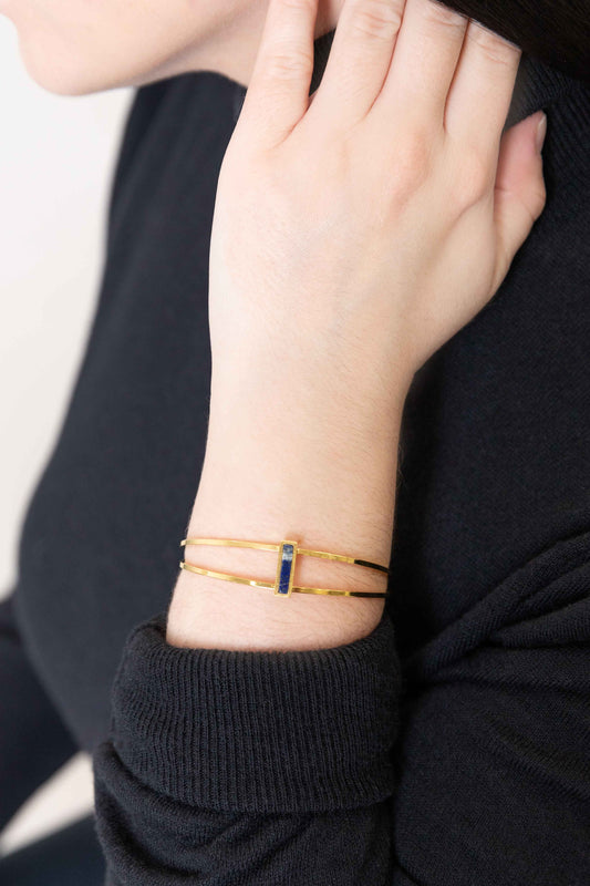 Sparta Stone Cuff Bracelet