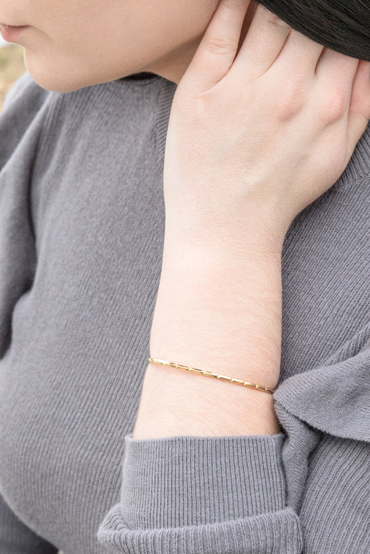 Stay Classy Cuff Bracelet | Gold (14K)
