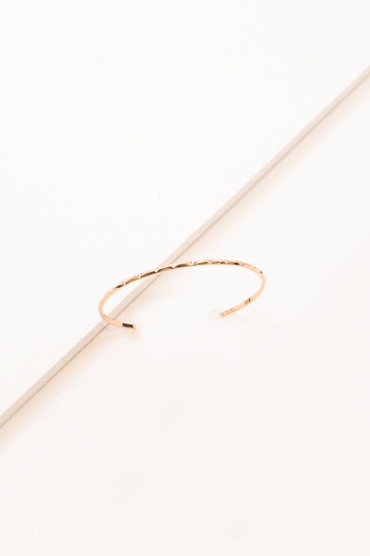 Stay Classy Cuff Bracelet | Rose Gold (14K)