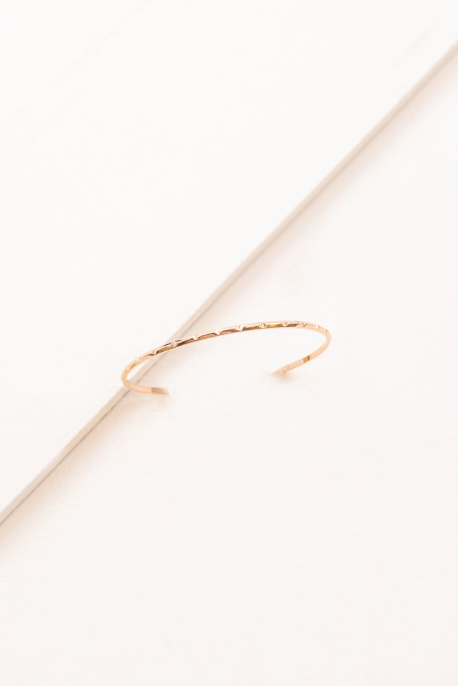 Stay Classy Cuff Bracelet | Rose Gold (14K)