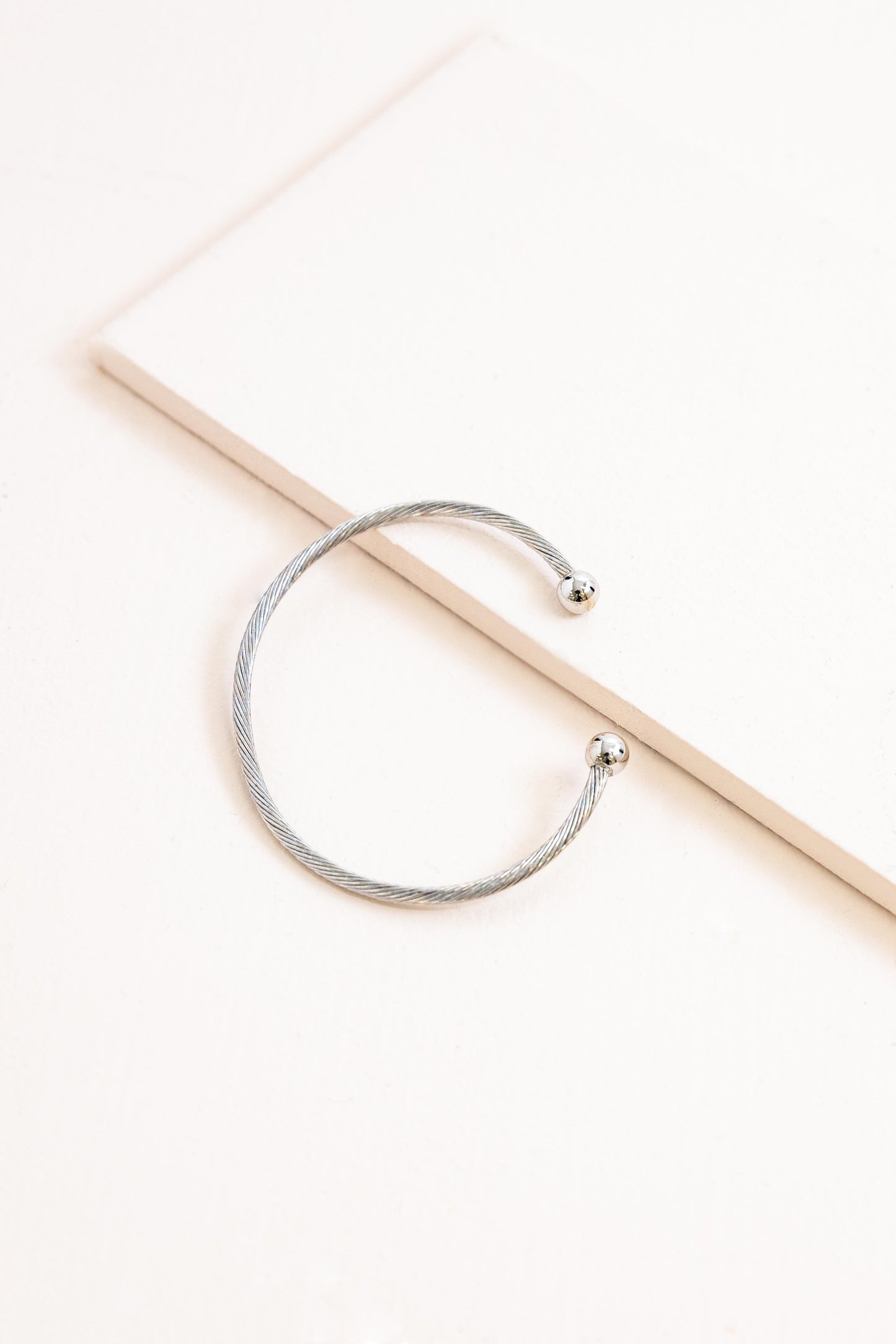 Solemn Cuff Bracelet | Silver