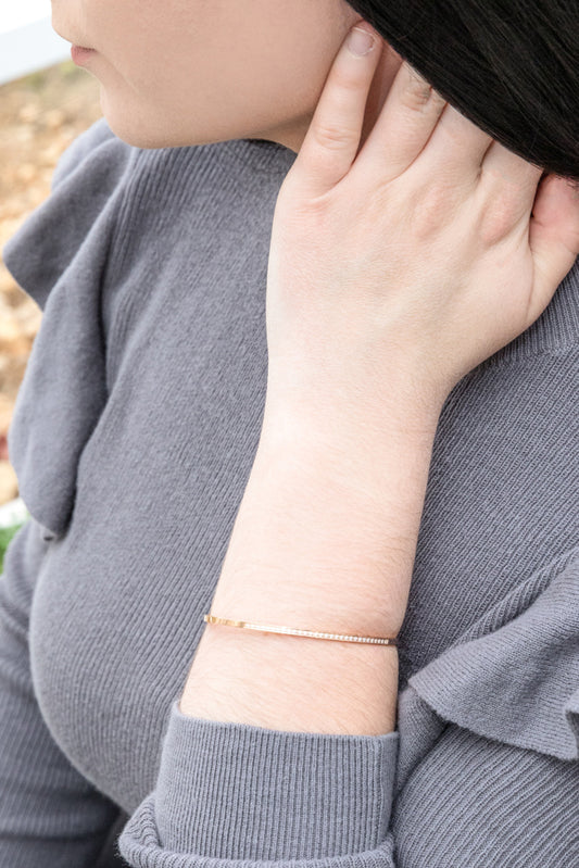 Soul Seeker Cuff Bracelet | Rose Gold (14K)