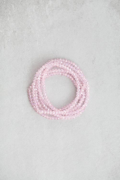 Layered Bead Bracelets | Pink Twinkle
