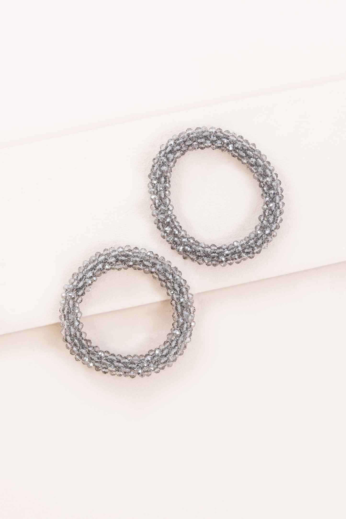 Beaded Rope Bracelet | Glacier