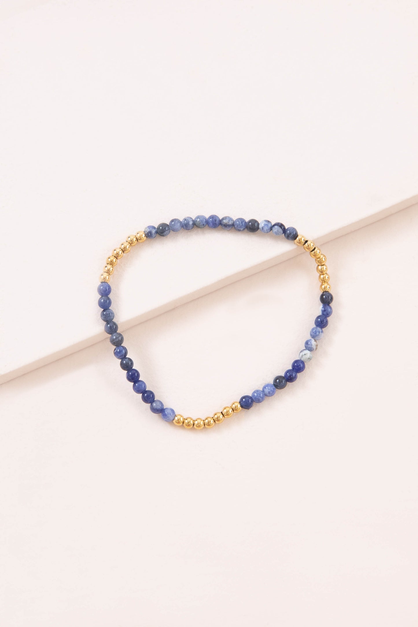 Awaken Bead Bracelet | Blue (14K)