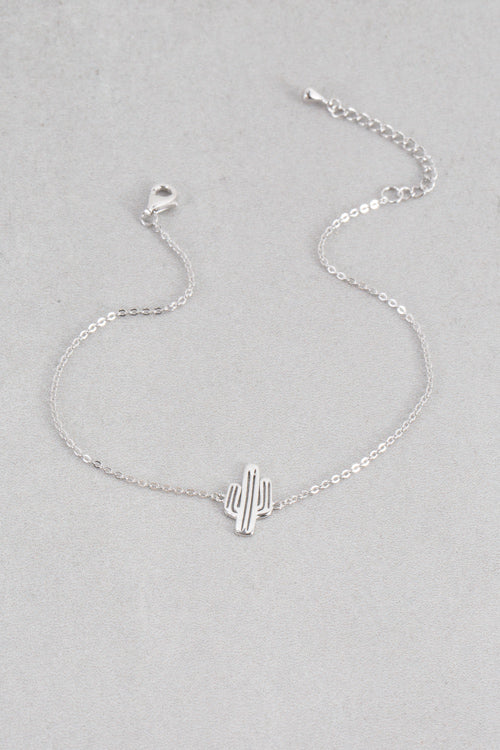 Cactus Bracelet (18K White Gold)