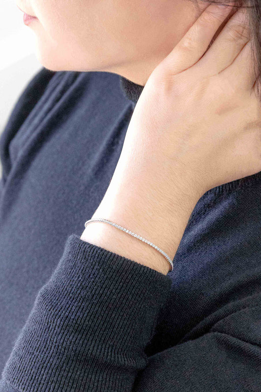 Astrid Stone Bracelet | Silver (sterl.)