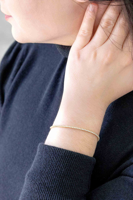 Astrid Stone Bracelet | Gold (14K)