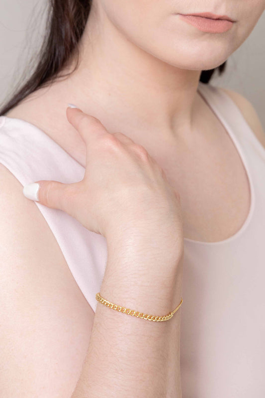 Pure and Simple Chain Bracelet | Gold (18K)