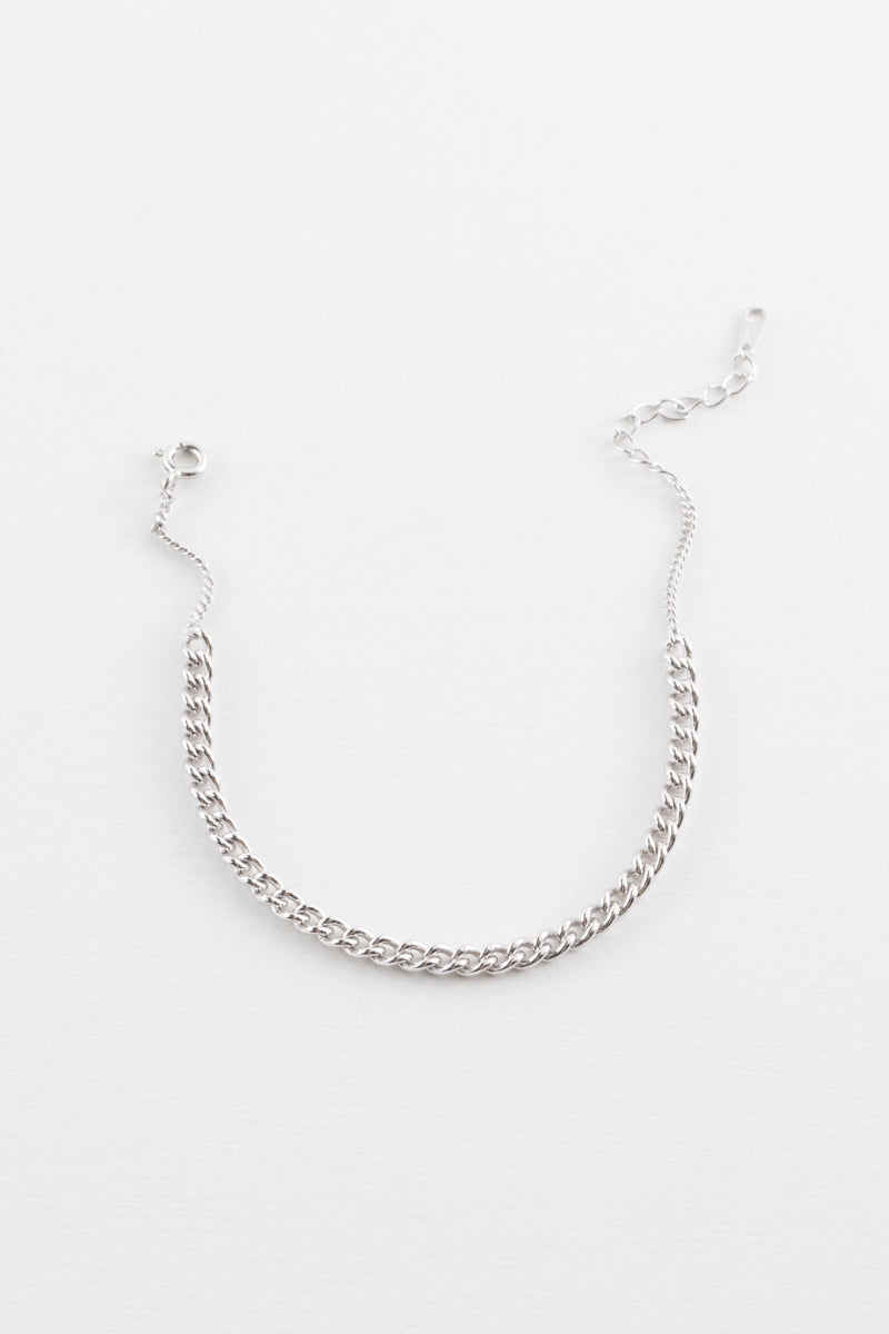 Pure and Simple Chain Bracelet | Silver (sterl.)