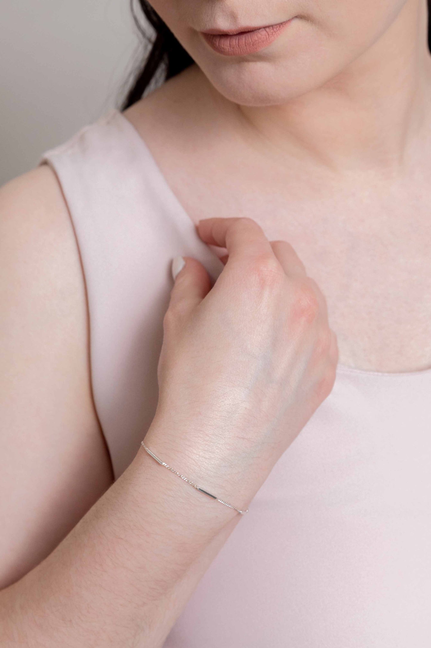 Draw the Line Bracelet | Silver (sterl.)