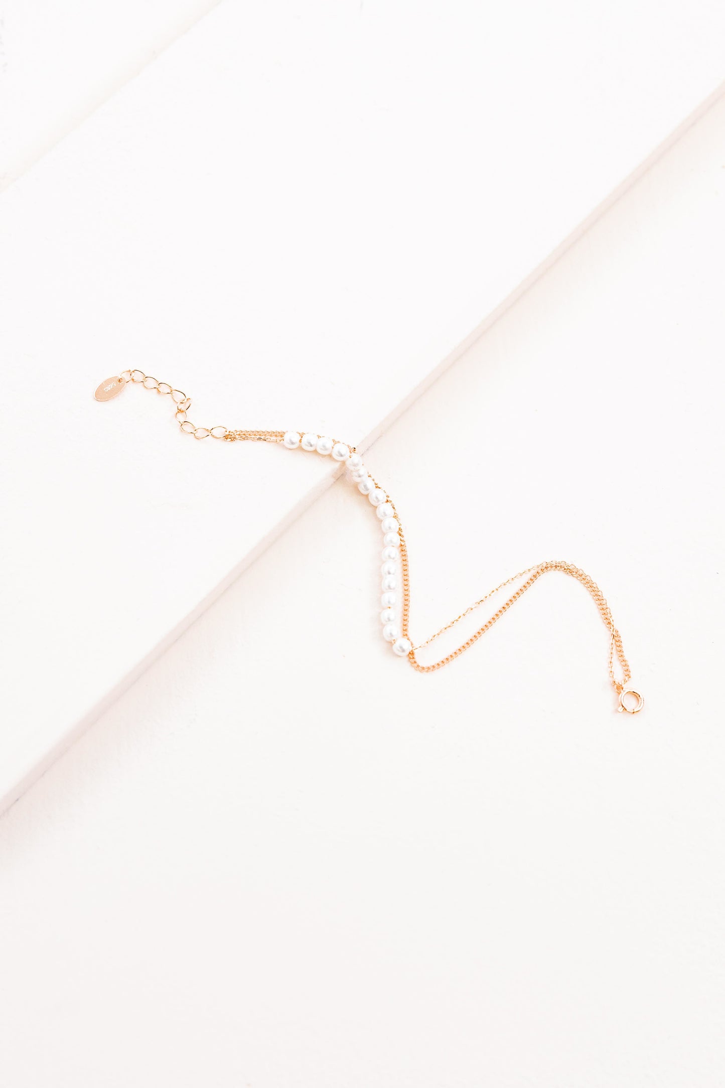 Pearlfect Layered Bracelet | Rose Gold (14K)