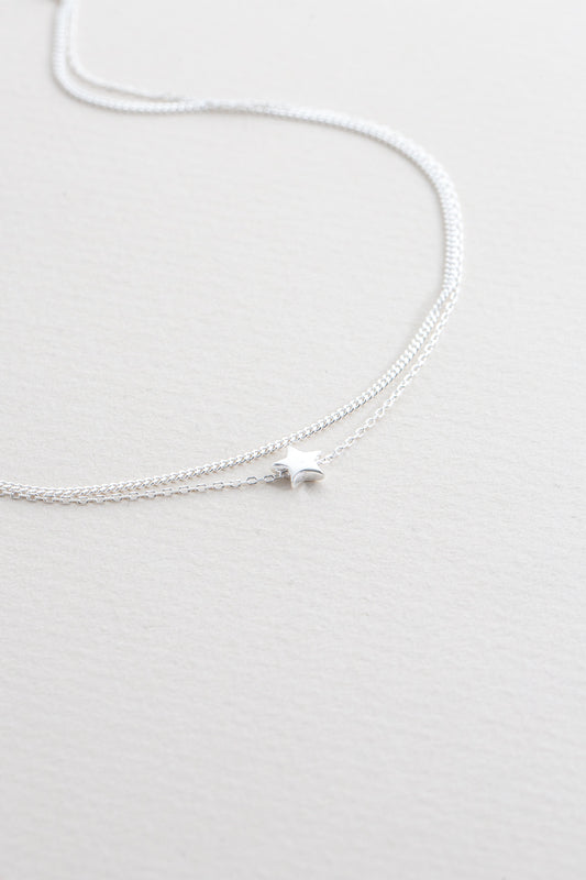 Star Charm Anklet (sterl.)