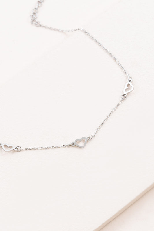 With Love Anklet | Silver