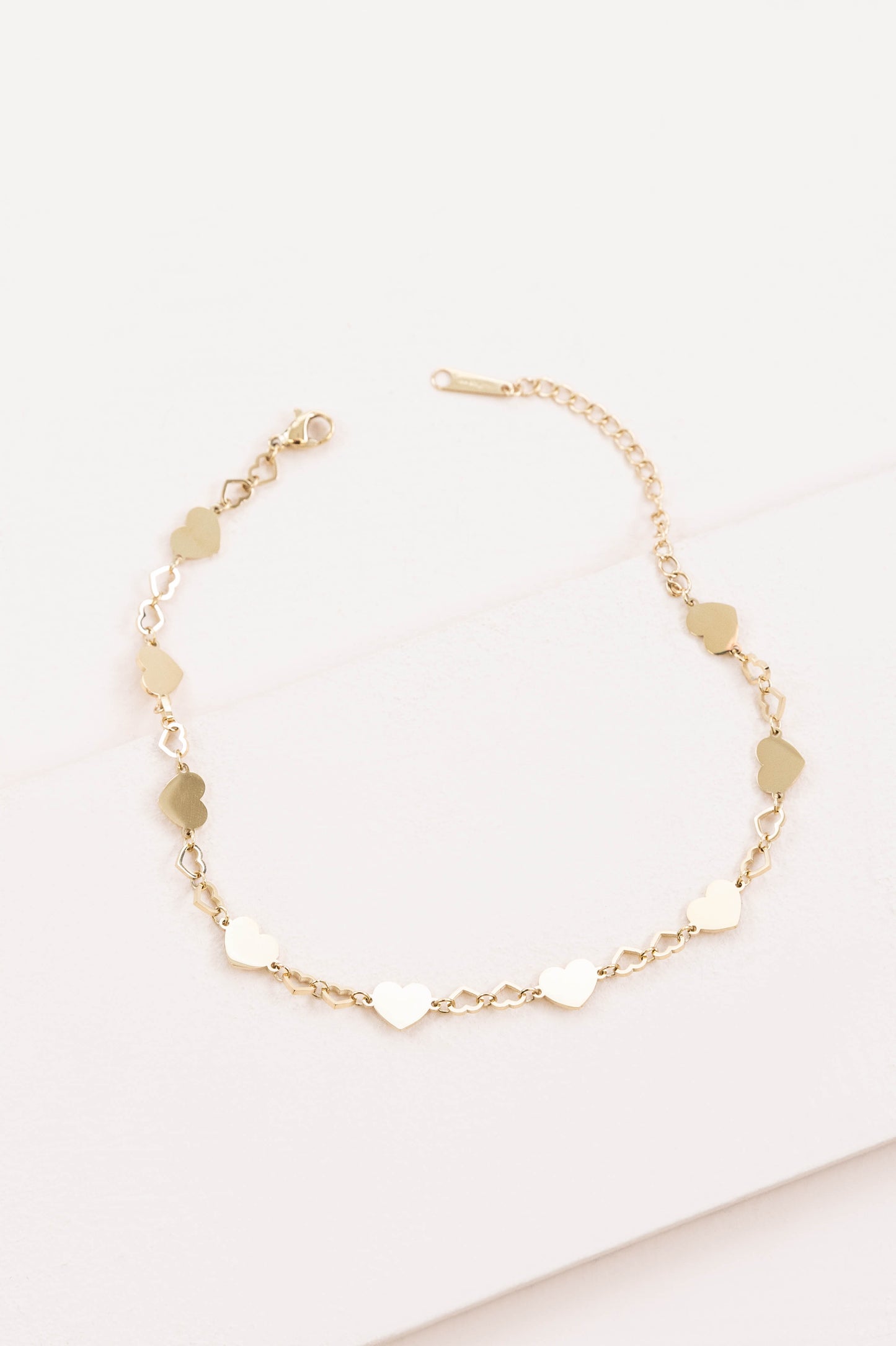 Heart Of Gold Anklet