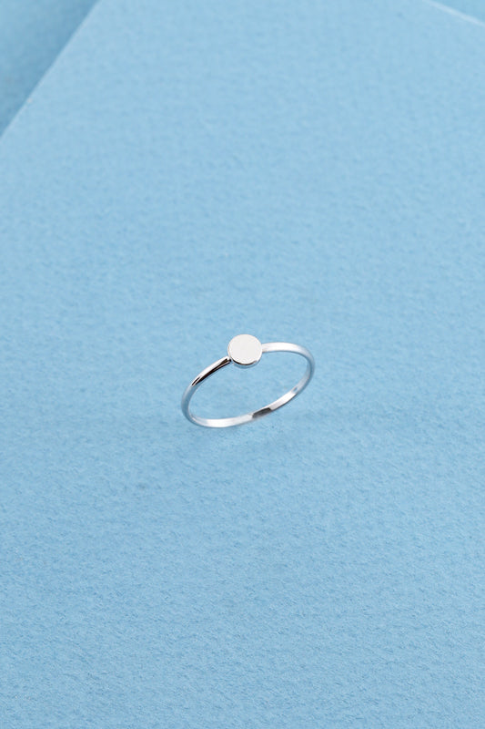 Take Notice Circle Ring | Silver