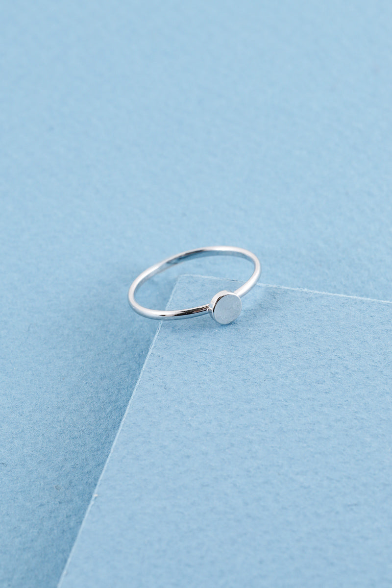 Take Notice Circle Ring | Silver