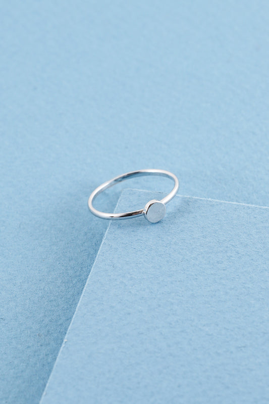 Take Notice Circle Ring | Silver