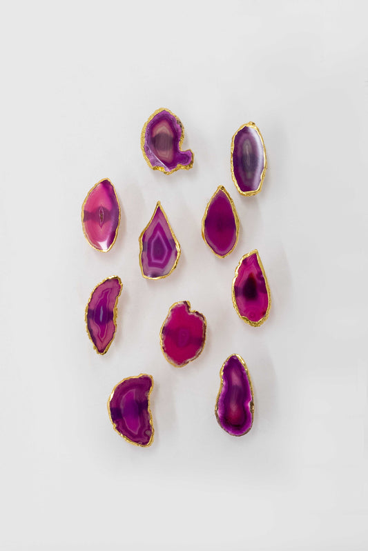 Geode Stone Ring | Magenta