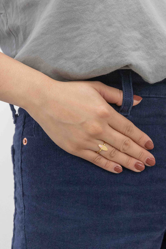 Pixum Overseer Stone Ring | Pink