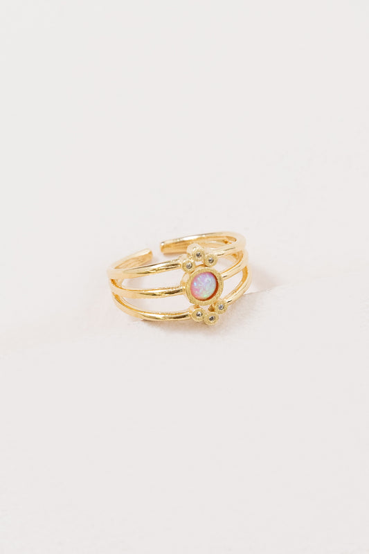 Pixum Sistine Stone Ring | Pink